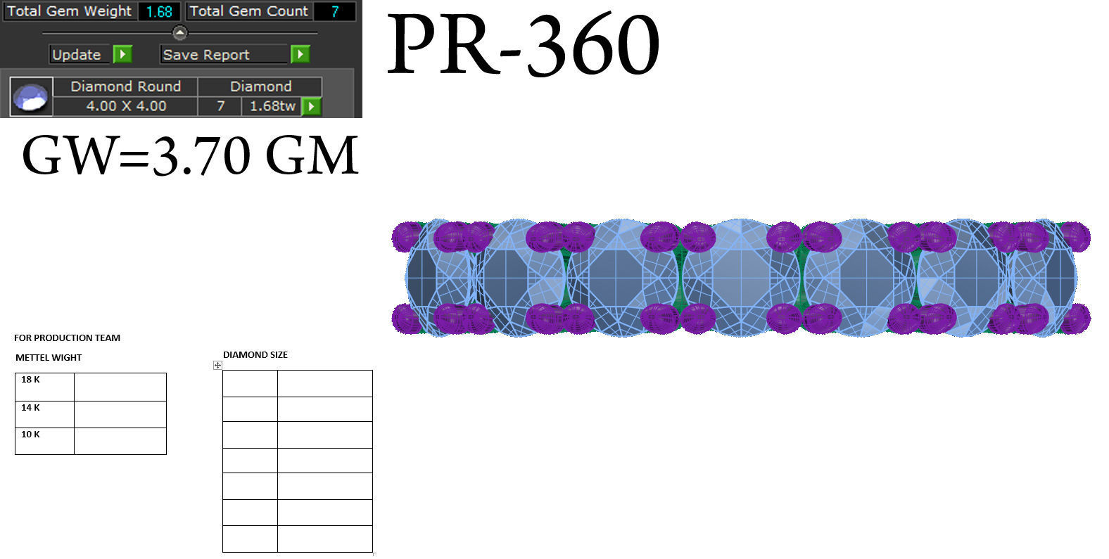 Women ring 3dm render detail 3D print model 3D print model_5