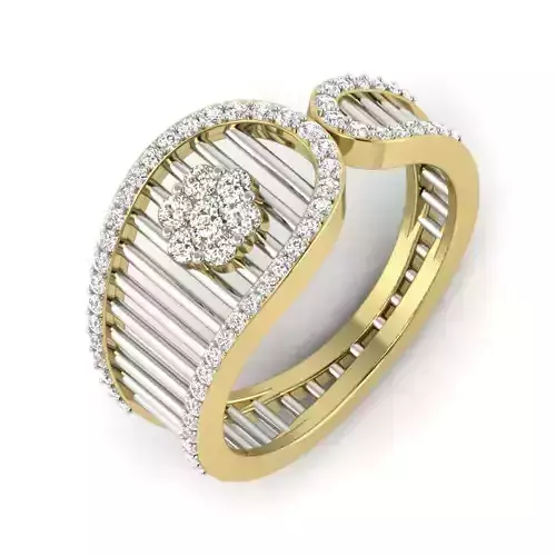 Women ring 3dm render detail 3D print model