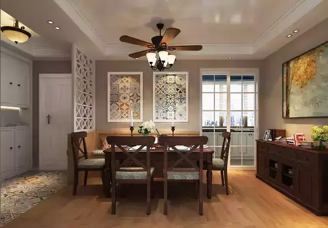Modern American Style Dining Room Design