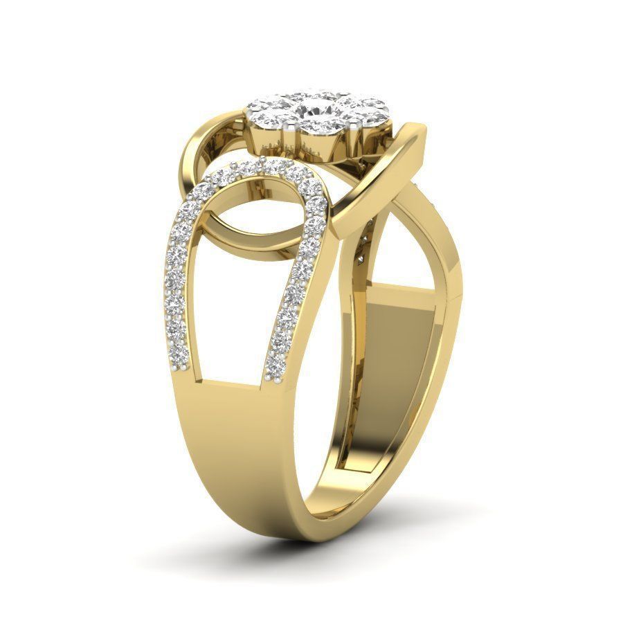 Women ring 3dm render detail 3D print model 3D print model_3