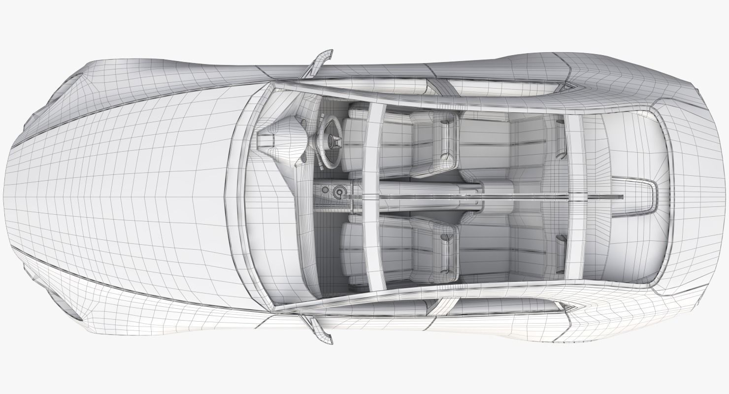 Mazda Vision Coupe Concept 3D model_15