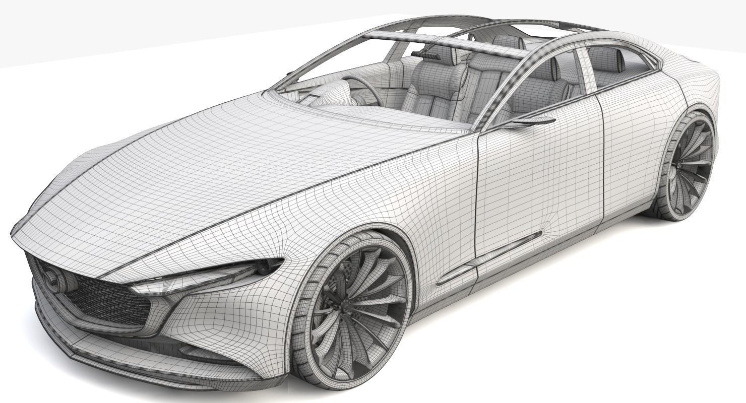 Mazda Vision Coupe Concept 3D model_14