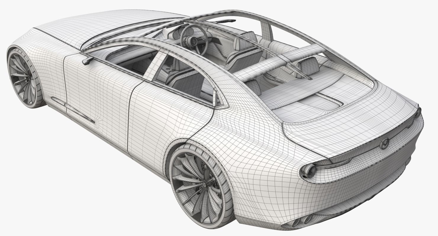 Mazda Vision Coupe Concept 3D model_18