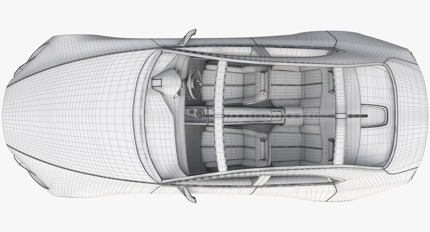 Mazda Vision Coupe Concept 3D model_16