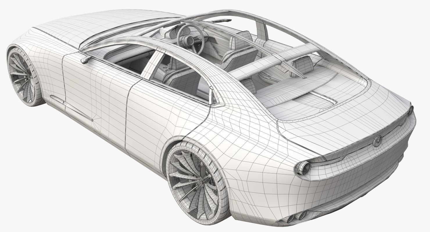 Mazda Vision Coupe Concept 3D model_17