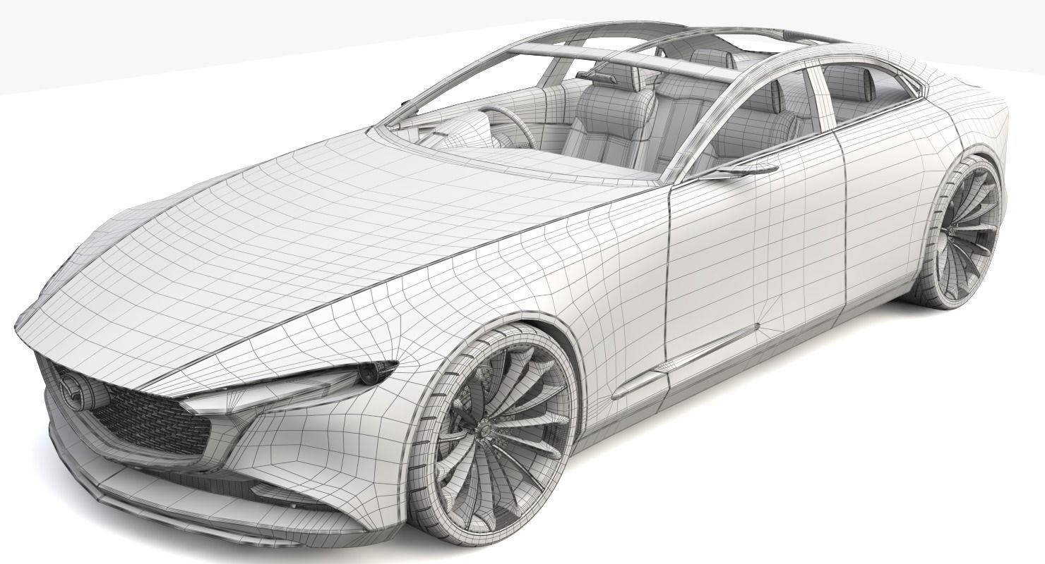 Mazda Vision Coupe Concept 3D model_13