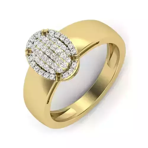 Women ring 3dm render detail 3D print model