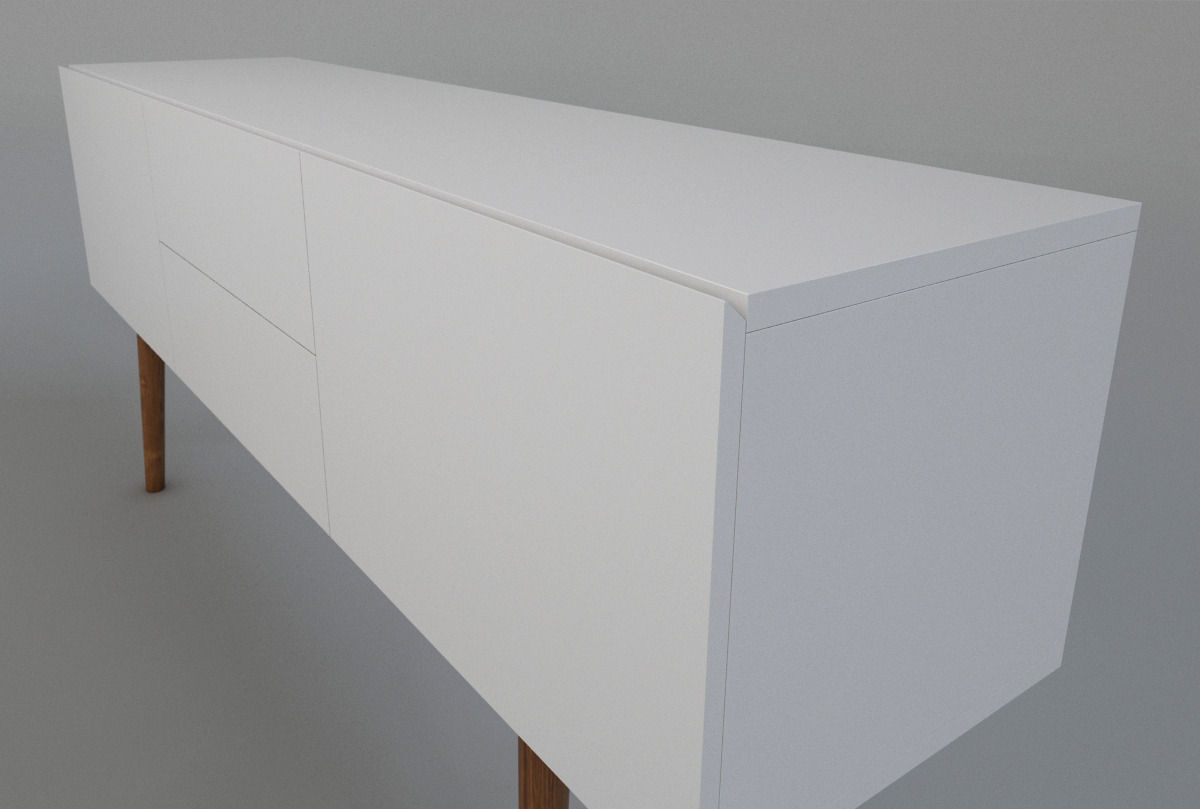 Zuiver High on Wood Sideboard 3D model_2