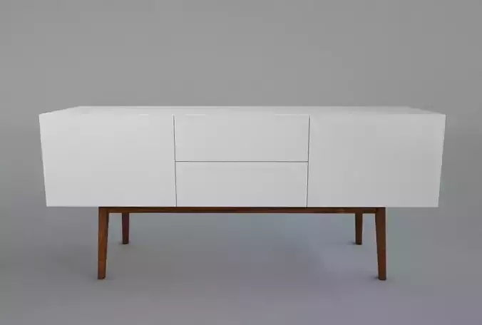 Zuiver High on Wood Sideboard 3D model
