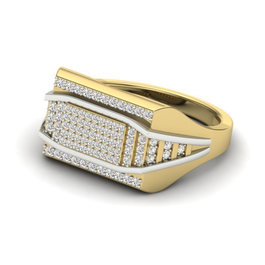 Male ring 3dm render detail 3D print model 3D print model_4