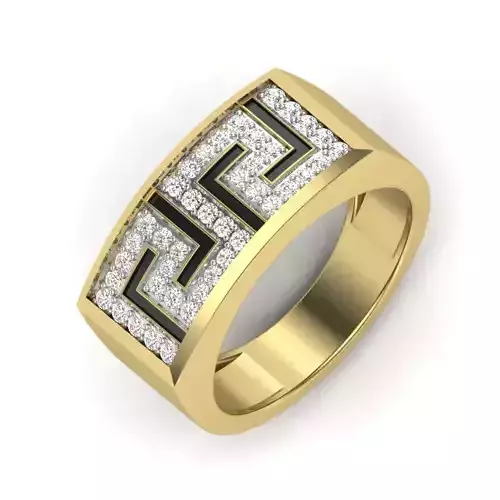 Male ring 3dm render detail 3D print model 3D print model