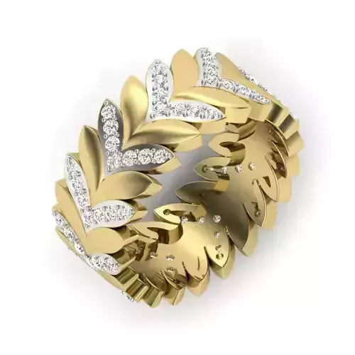 Women ring 3dm render detail 3D print model