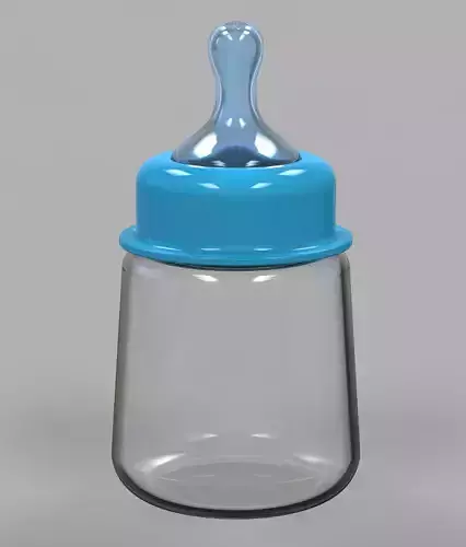 Baby Milk Feeder Bottle 3D print model