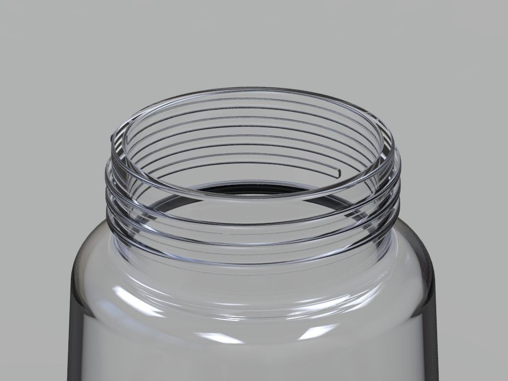 Baby Milk Feeder Bottle 3D print model_8