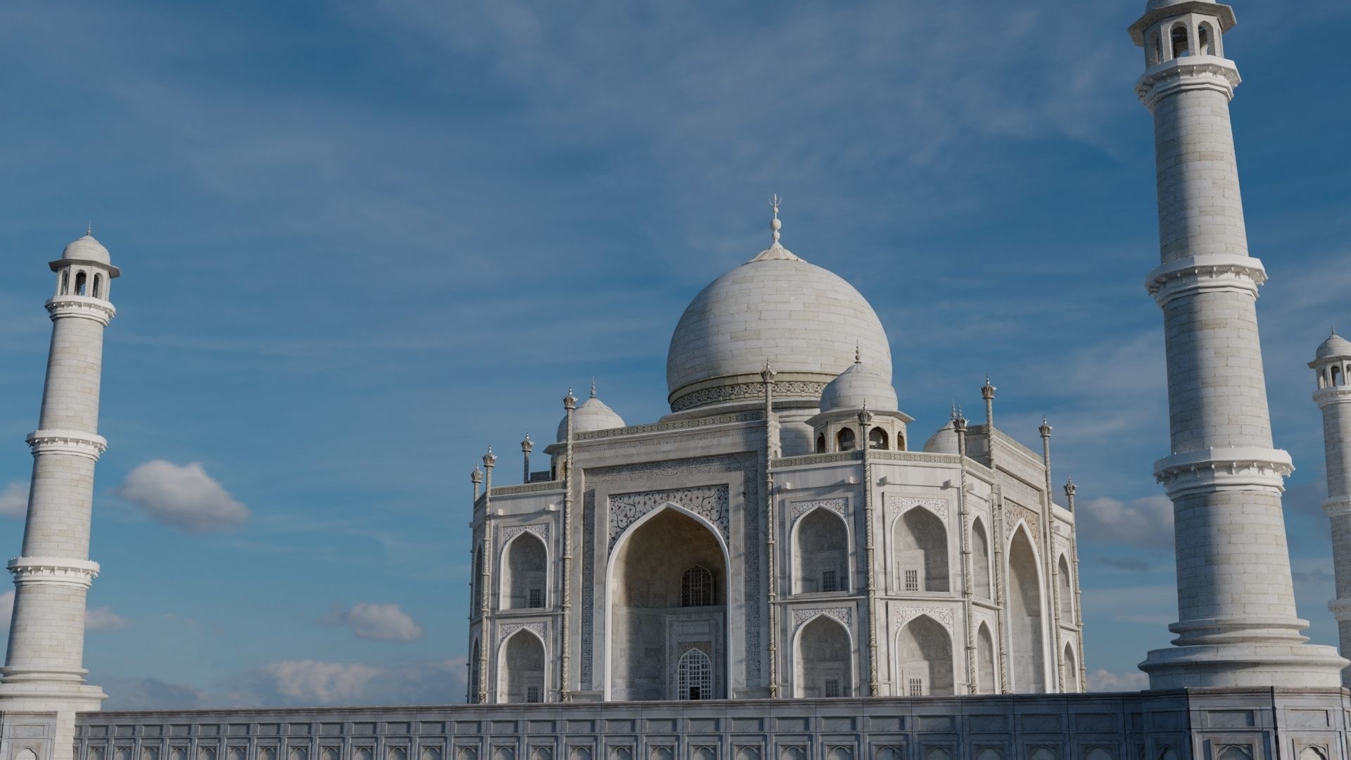 Taj Mahal 3D model_1