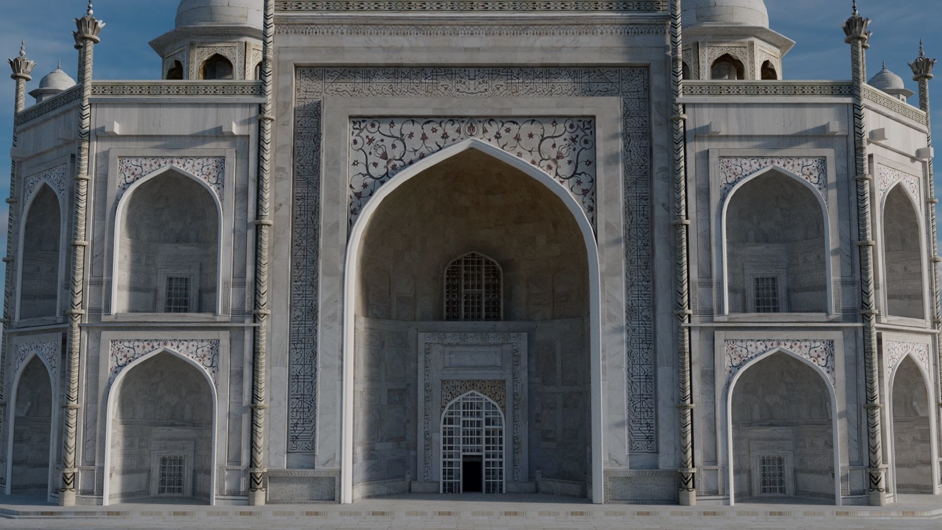Taj Mahal 3D model_2