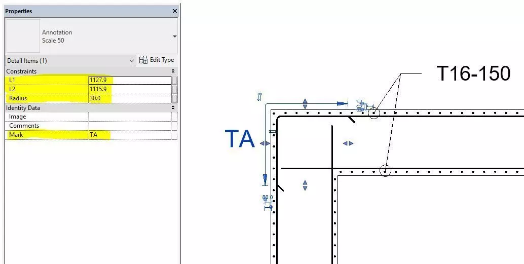 Revit Annotation for Rebar Range Scale 10 to 50 3D model_0