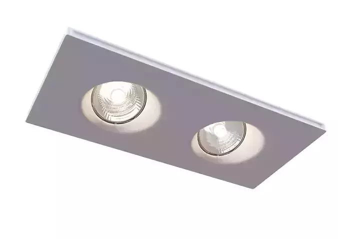 Downlight Gyps Modern DL002-1-02-W Maytoni Technical Free 3D model