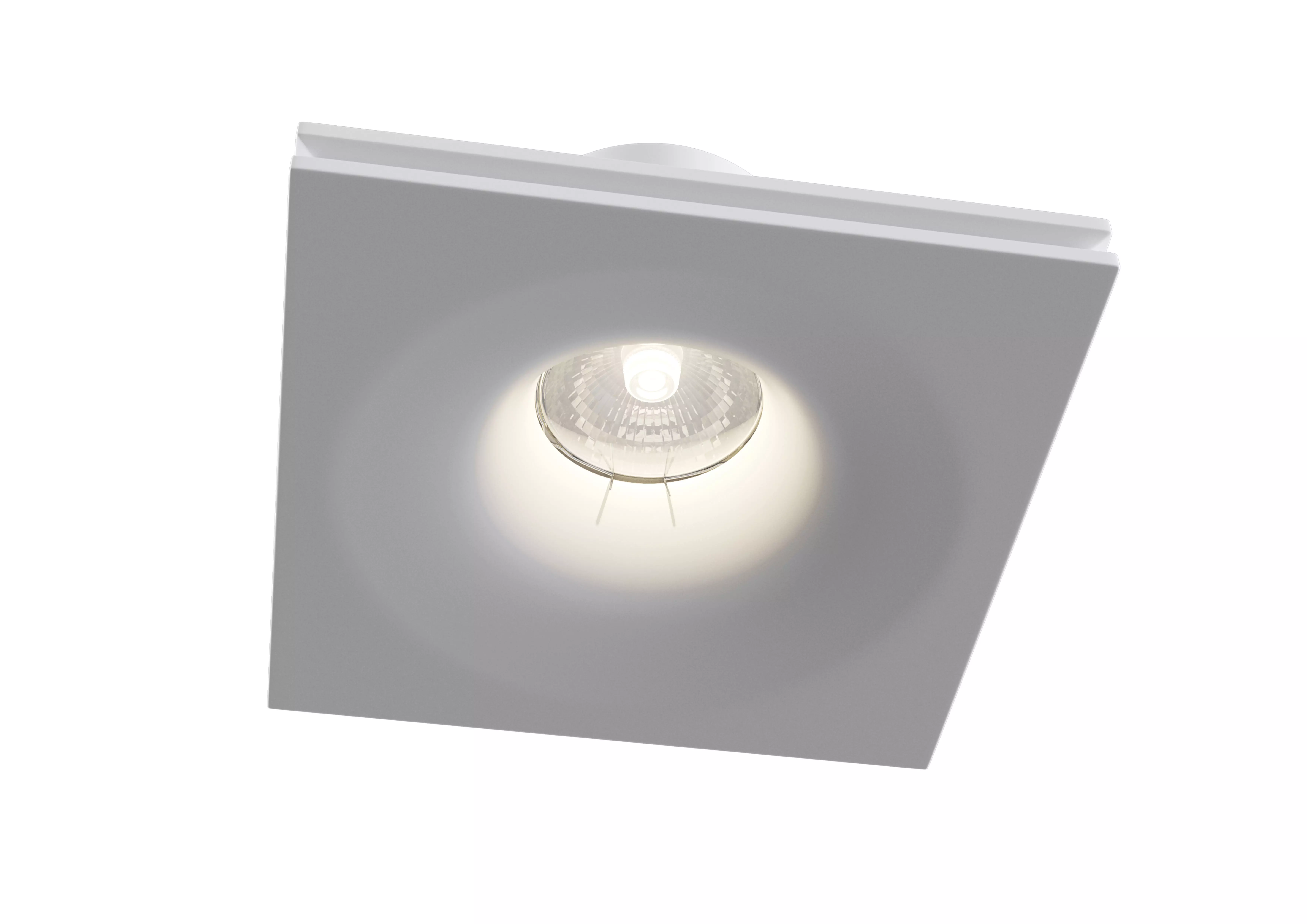 Downlight Gyps Modern DL001-1-01-W Maytoni Technical Free 3D model_0