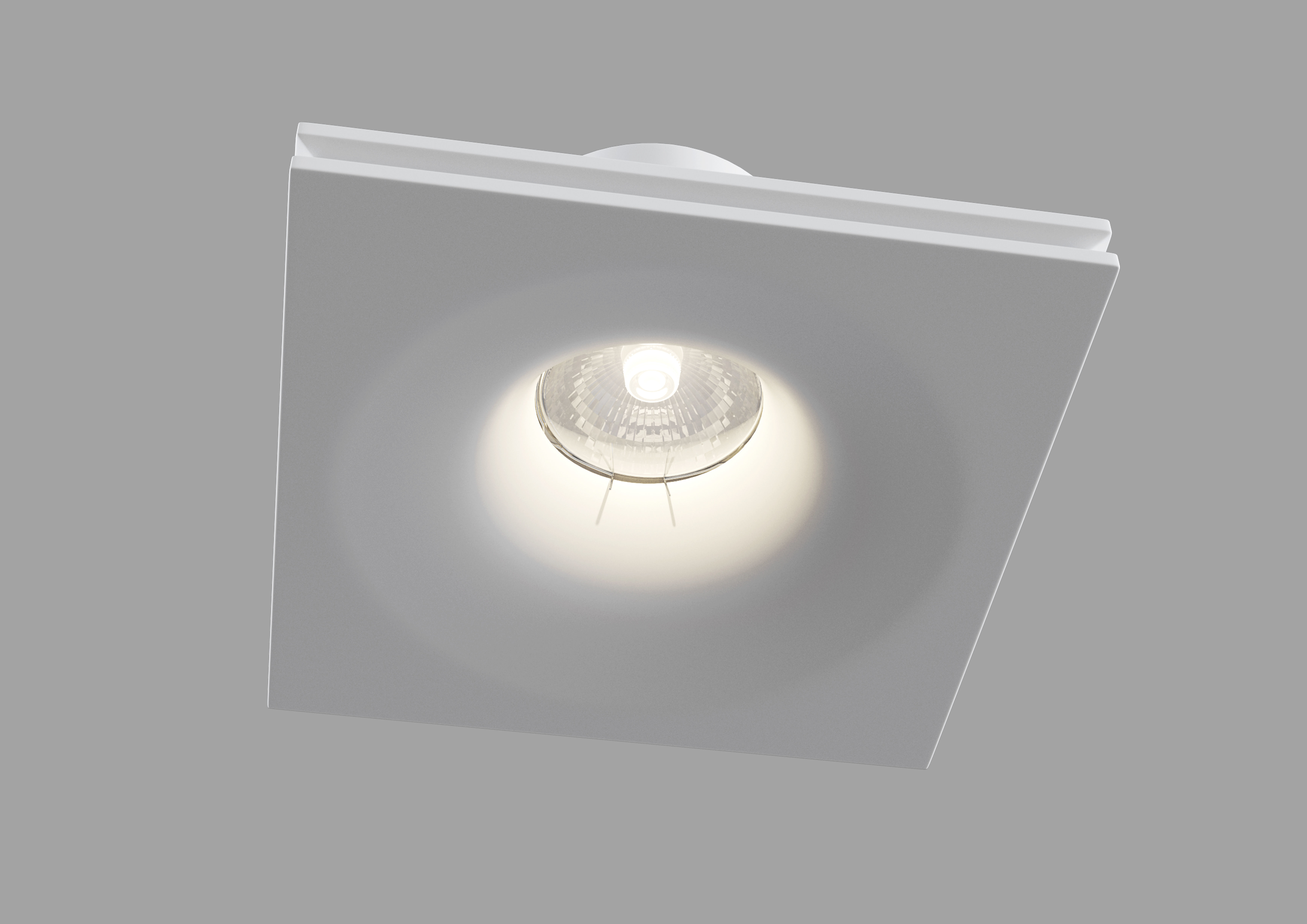 Downlight Gyps Modern DL001-1-01-W Maytoni Technical Free 3D model_1