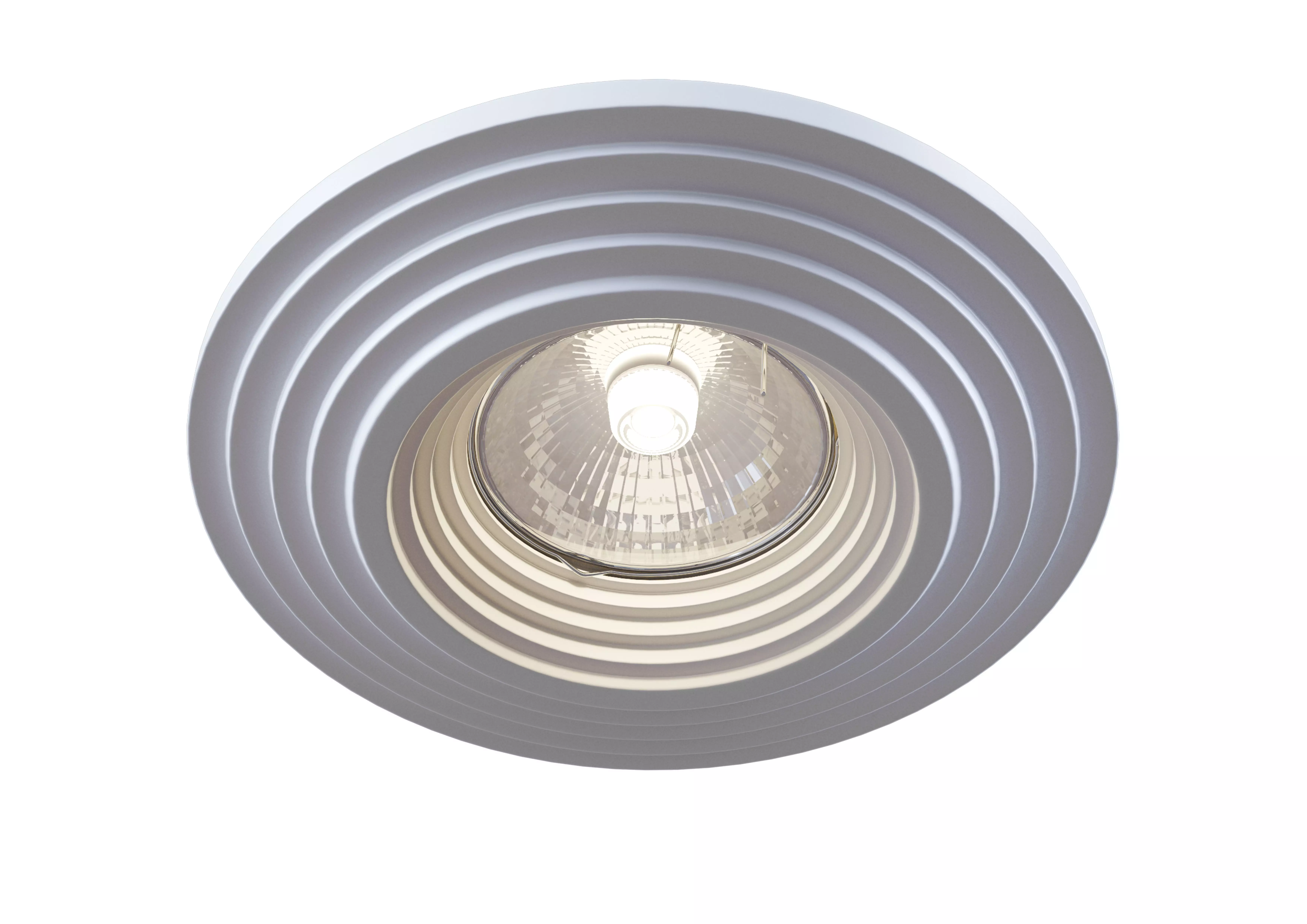 Downlight Gyps Modern DL004-1-01-W Maytoni Technical Free 3D model