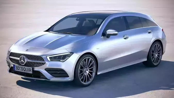 Mercedes-Benz CLA Shooting Brake 2020 3D model