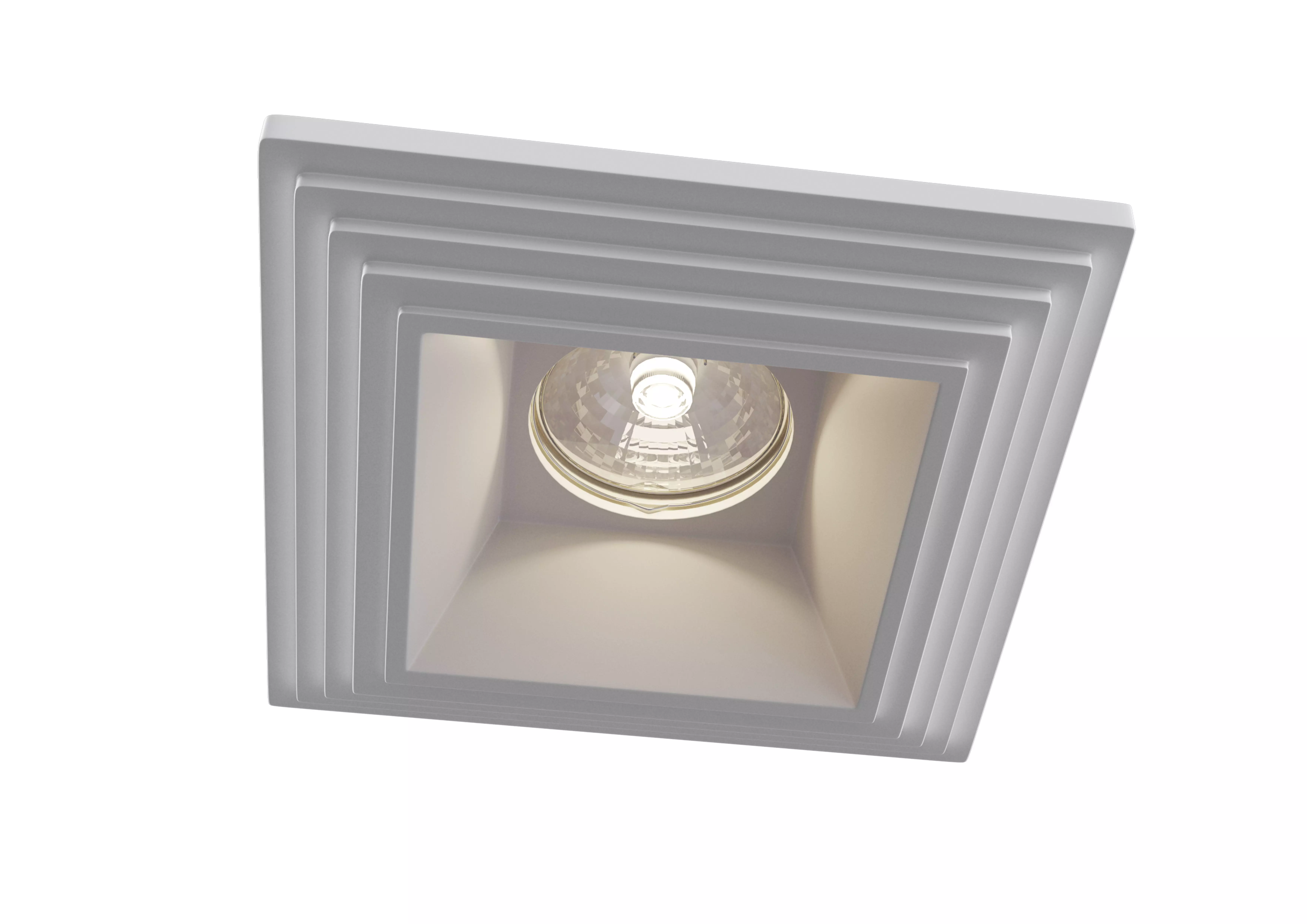 Downlight Gyps Modern DL005-1-01-W Maytoni Technical Free 3D model_0