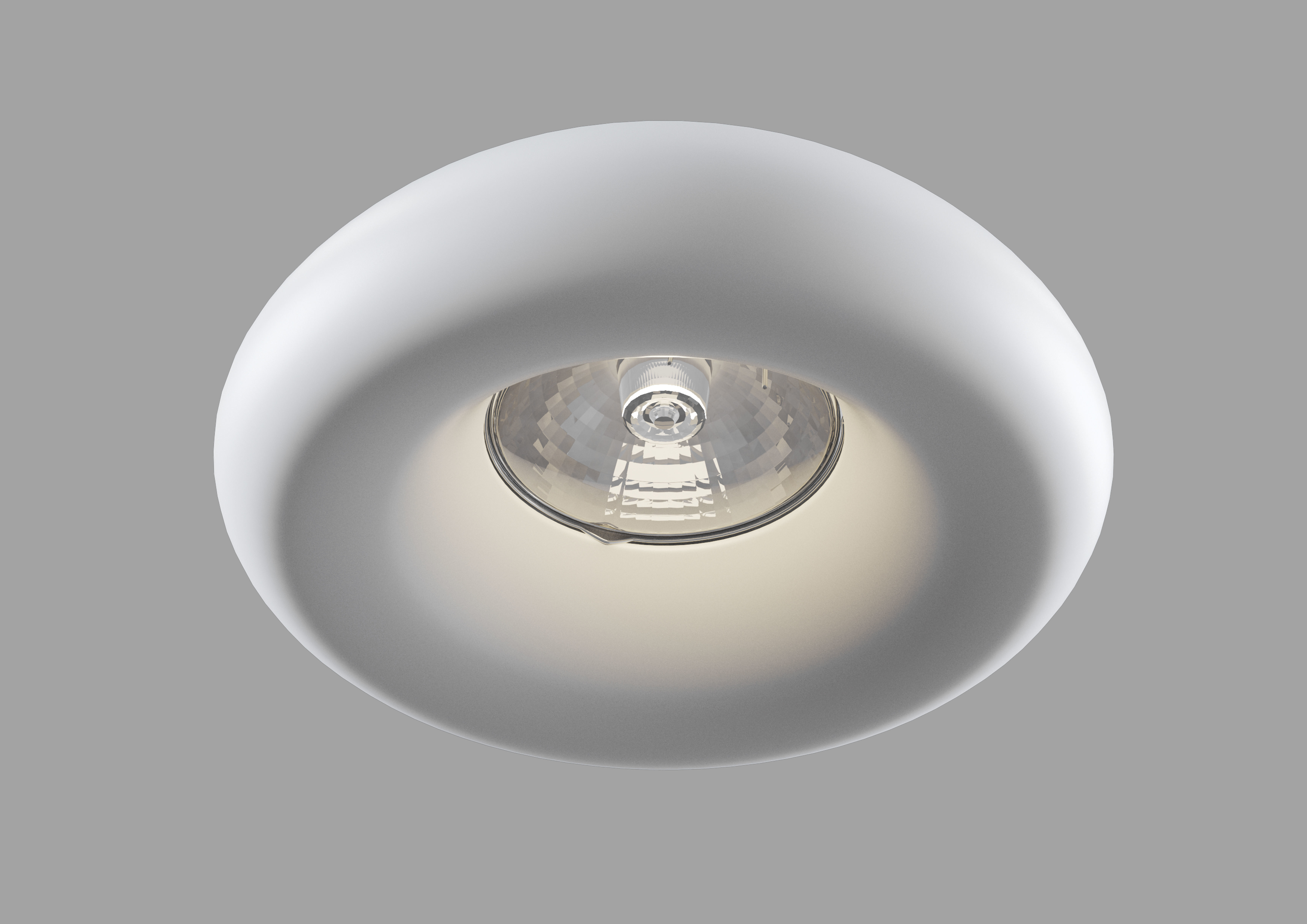 Downlight Gyps Modern DL006-1-01-W Maytoni Technical Free 3D model_1