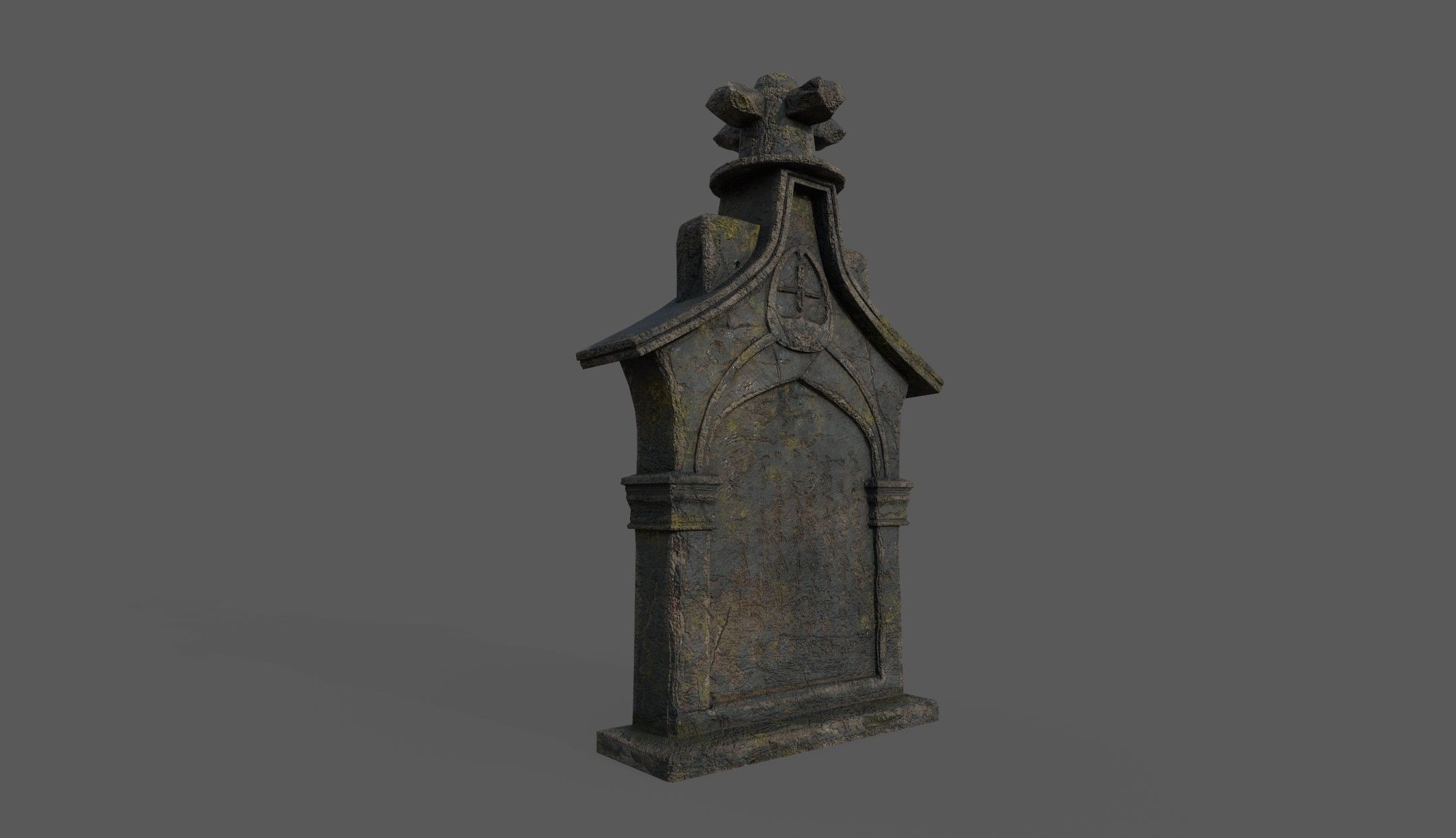 Bloodborne Tombstones Low-poly 3D model_9