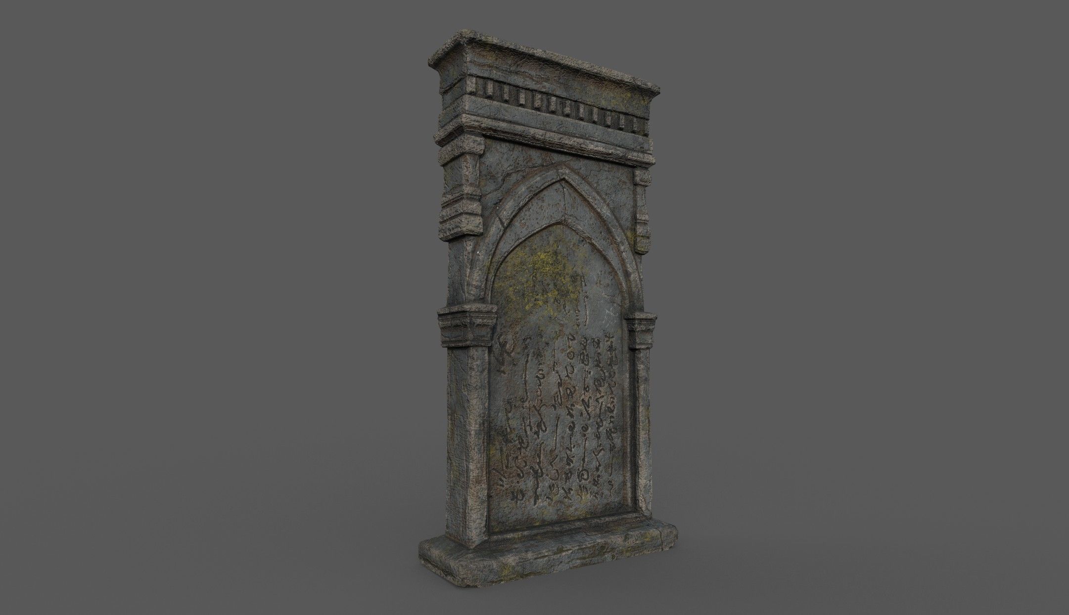 Bloodborne Tombstones Low-poly 3D model_13
