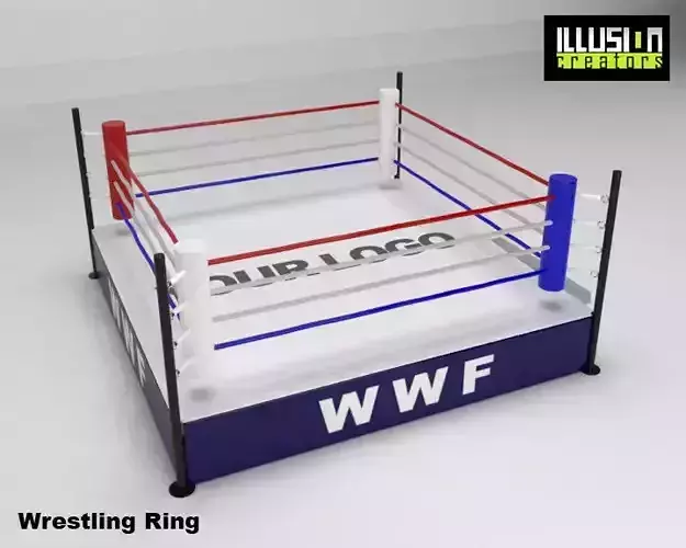Wrestling Ring 3D model