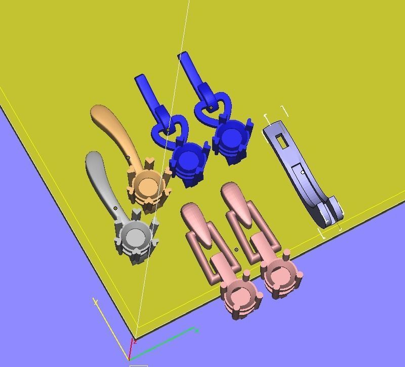 110415 E 3 types of classic earrings 3D print model_4