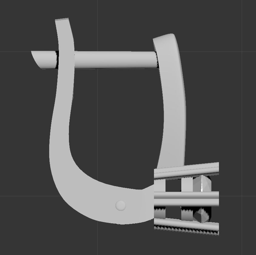 110415 E 3 types of classic earrings 3D print model_9