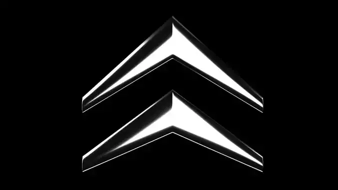  Citroen C3 2006-2009 Front Grille Emblem 3D print model