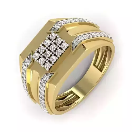 Male ring 3dm render detail 3D print model 3D print model