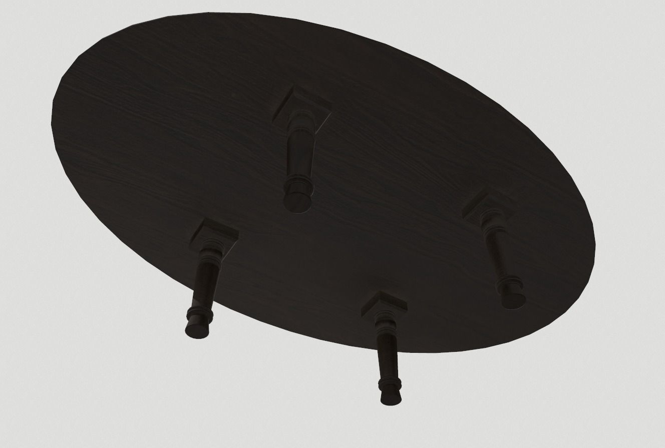 Marble Table 10 PBR Low-poly 3D model_3