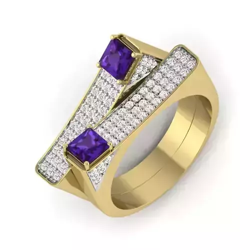 Women ring 3dm render detail 3D print model