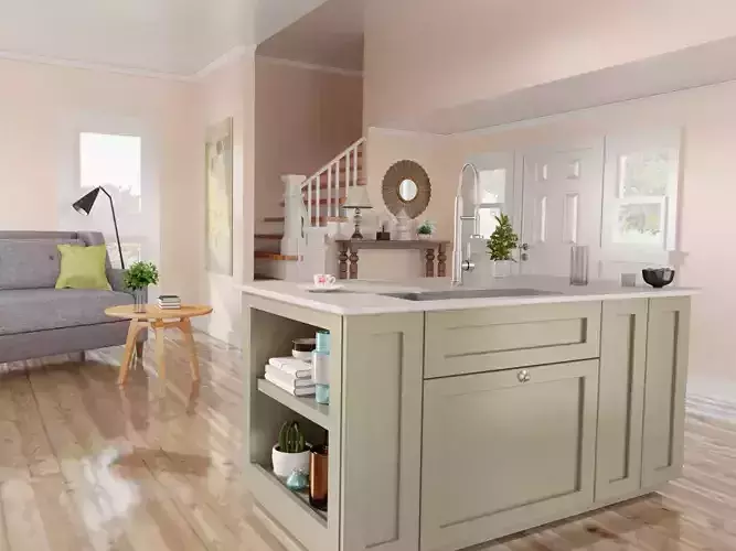 Studio apartment 3D model