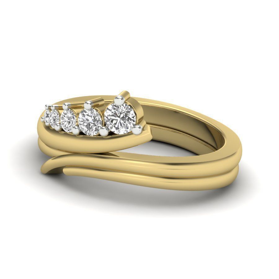 Women ring 3dm render detail 3D print model 3D print model_4