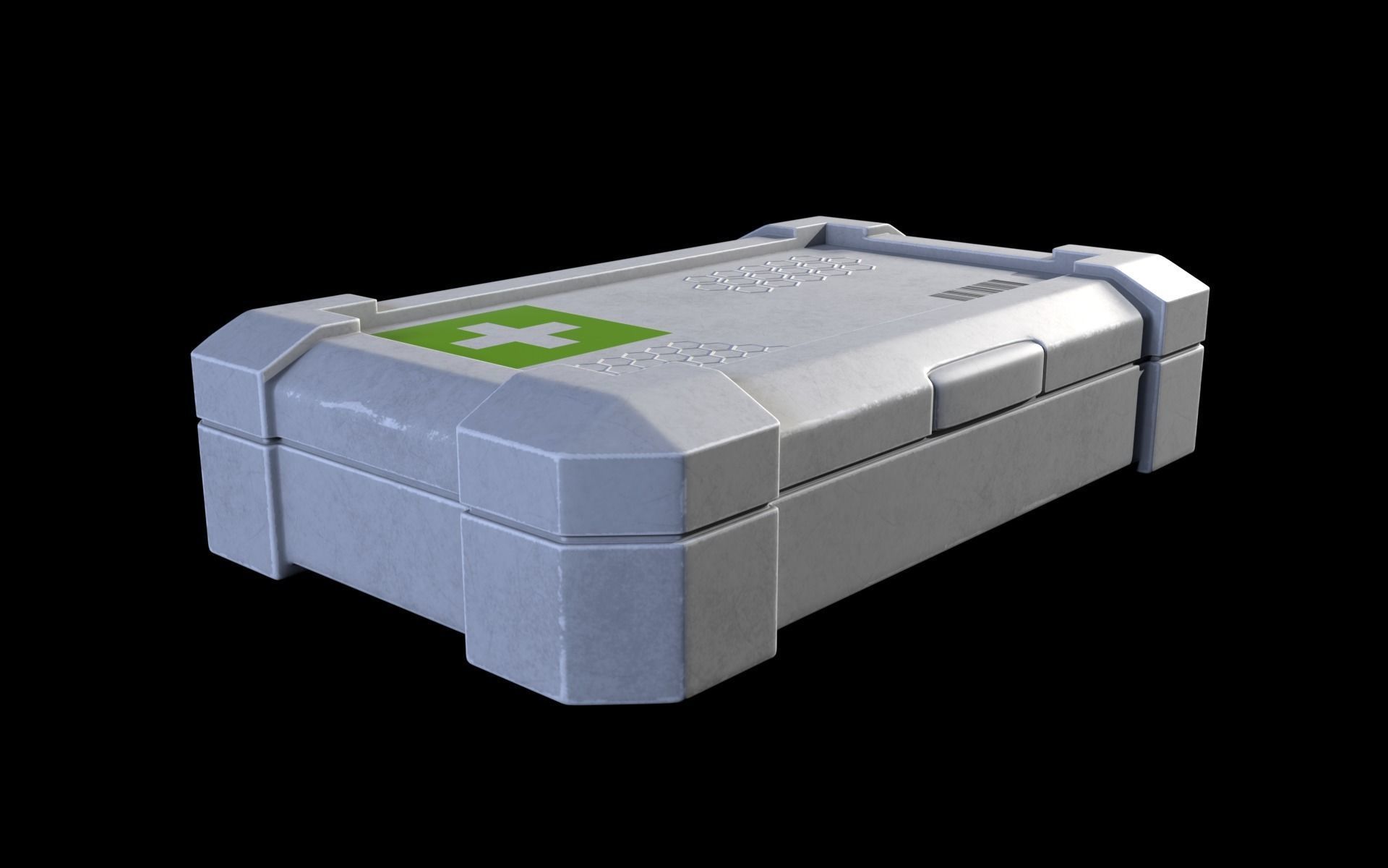 First aid kit 3D model_3