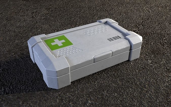 First aid kit 3D model