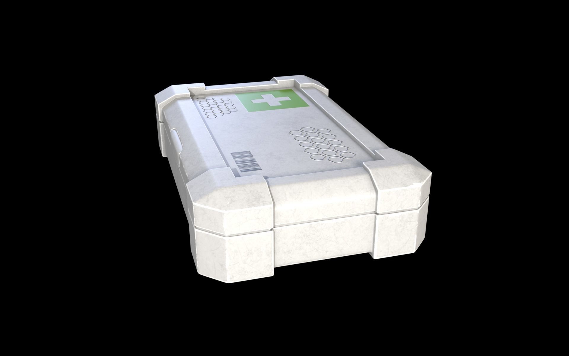 First aid kit 3D model_2