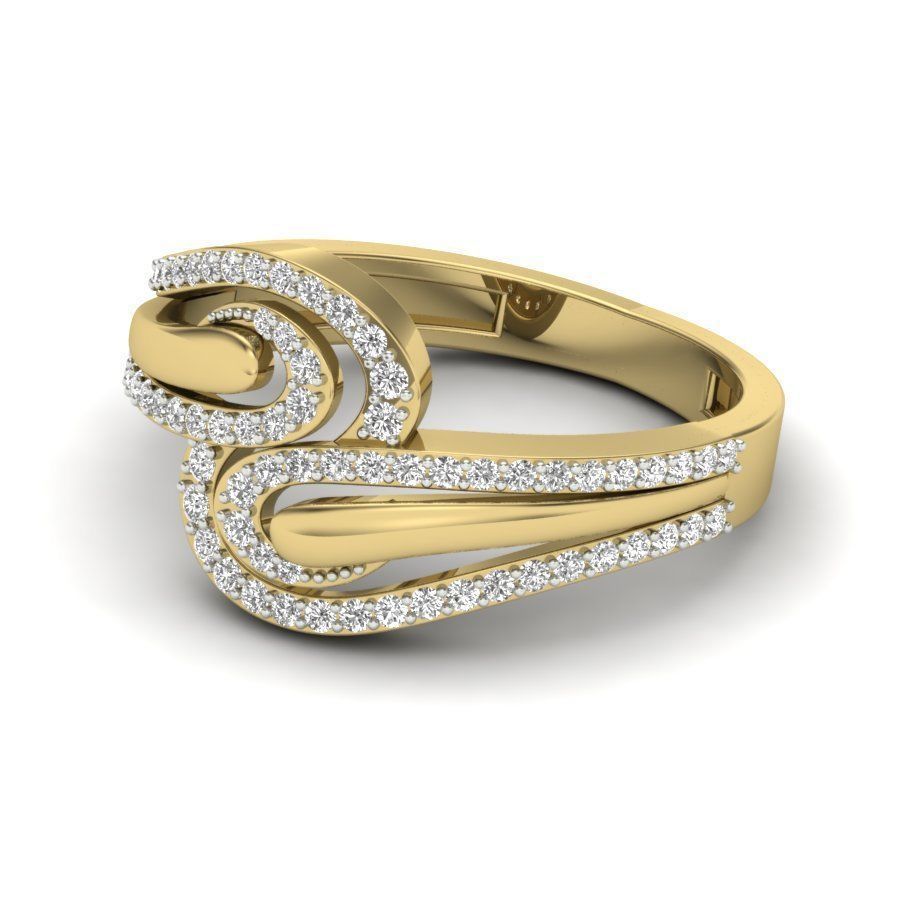 Women ring 3dm render detail 3D print model 3D print model_4