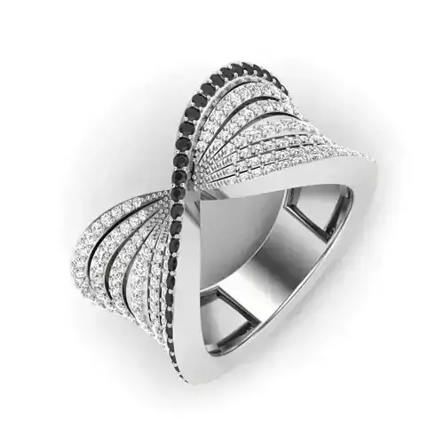 Women ring 3dm render detail 3D print model 3D print model