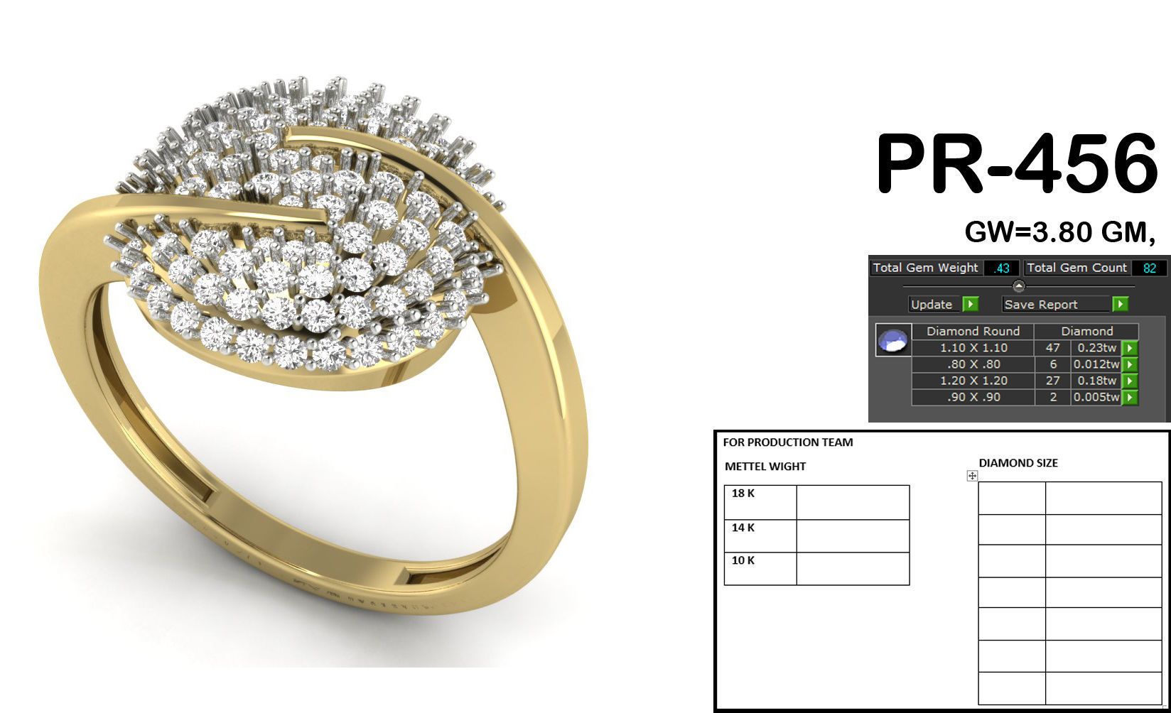 Women ring 3dm render detail 3D print model 3D print model_5