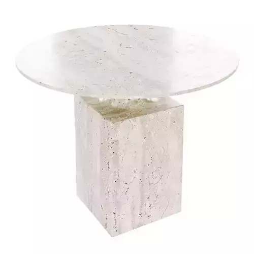 OUK 2 marble dining table at Low-poly 3D model