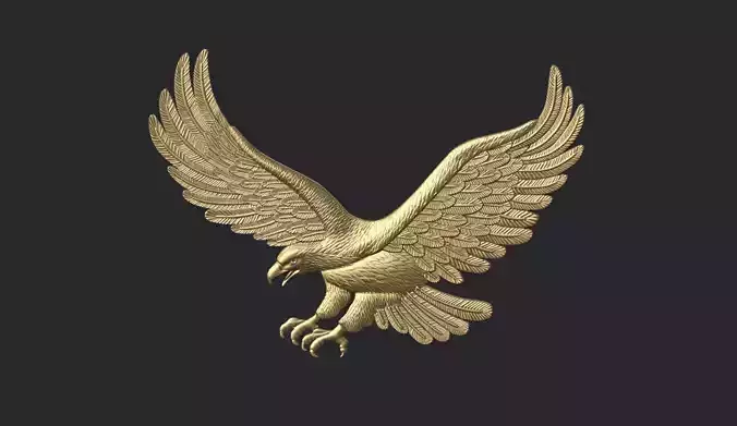 Eagle 3D print model