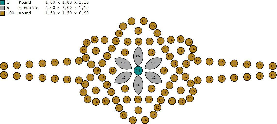 Ring  Flower of David  Ring R F 0027 3D print model_7