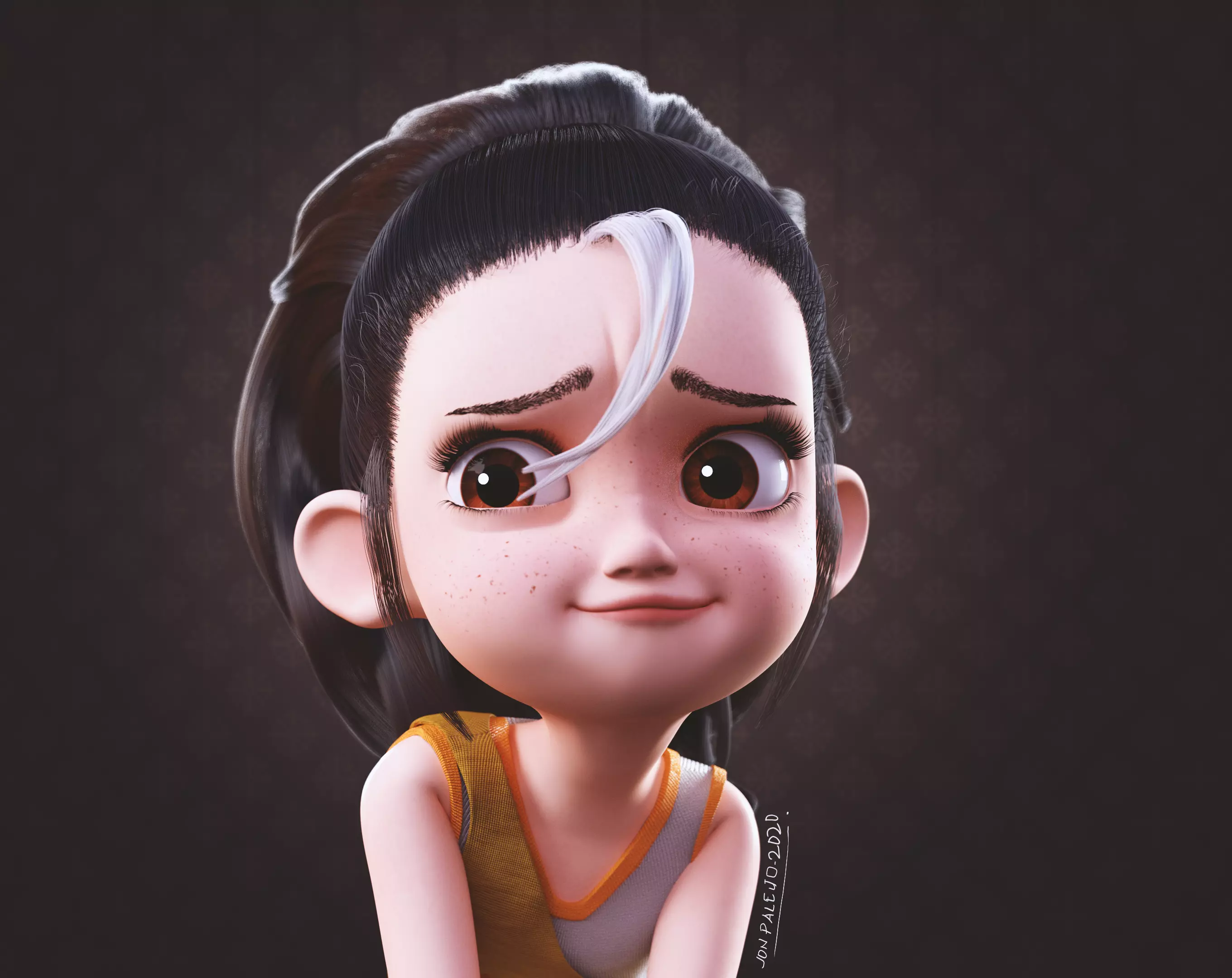 ToryCute Girl 3D model