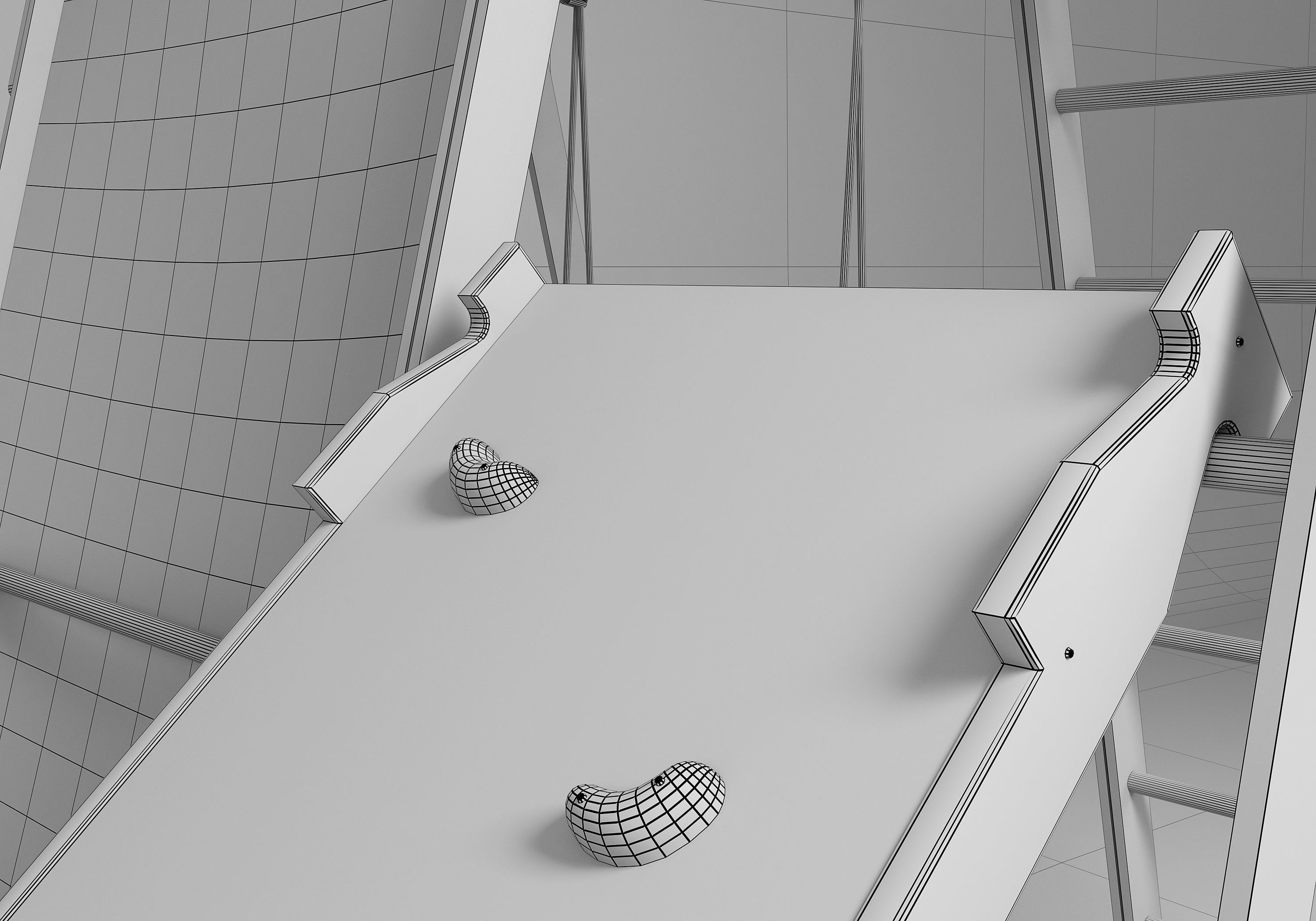 Children Indoor Climbing Swing Slide Combination 3D model_13